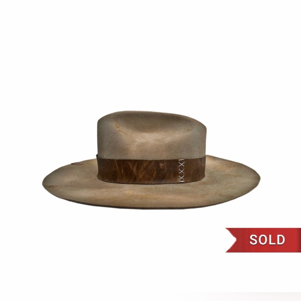 Western distressed hat 7 1/4 58cm Resistol
